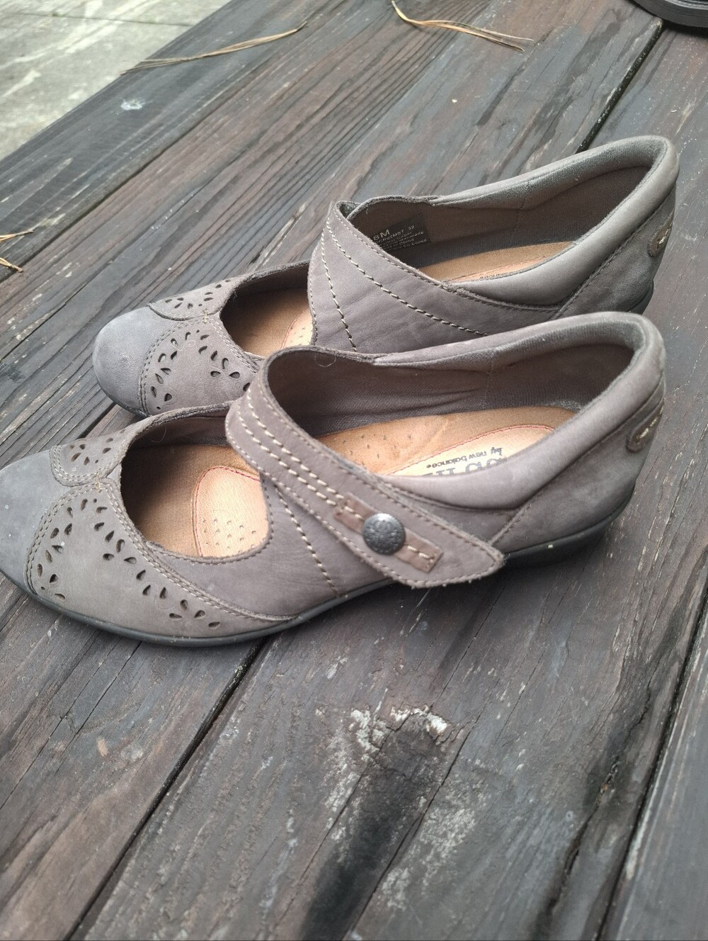 Rockport Cobb Hill Collection Leather Nadia Mary Janes Size 8